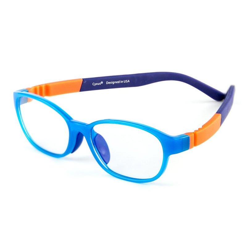 Cyxus Kids Blue Light Blocking Glasses Computer Game Spring Hinges Eyeglasses for Boys Girls Age 615